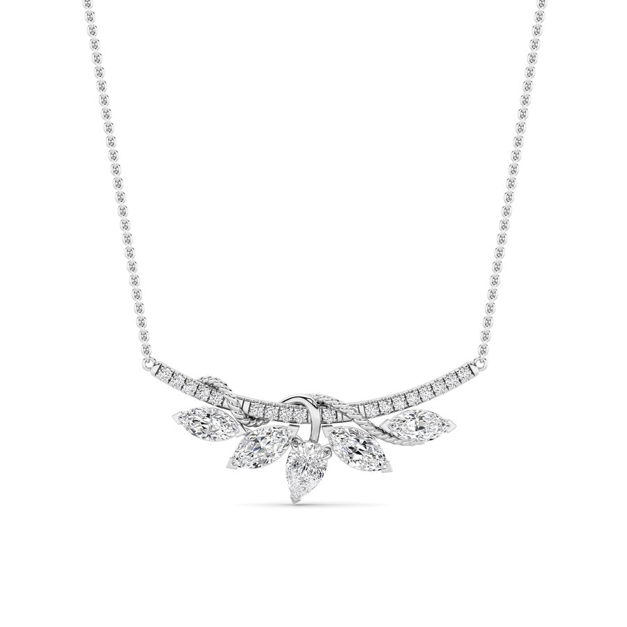 Pear Shape Necklace lab grown diamond