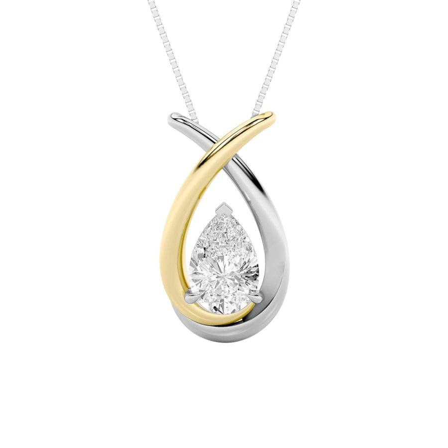 Pear Shape Fancy Pendant lab grown diamond