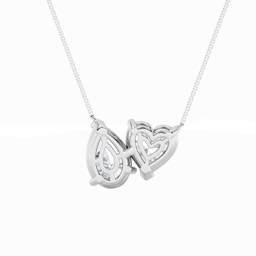 Heart Shape Necklace lab grown diamond