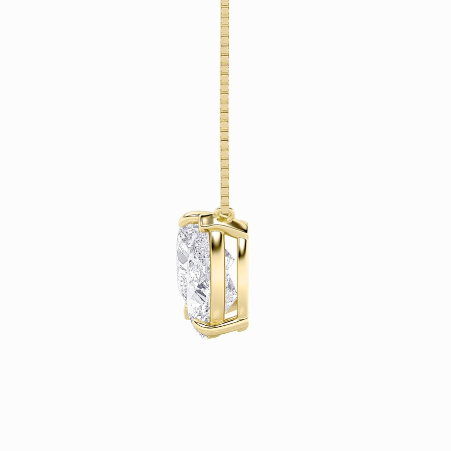 Heart Shape Necklace lab grown diamond