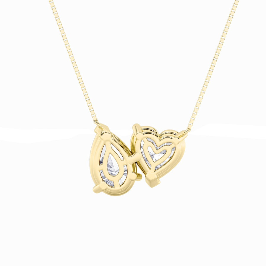 Heart Shape Necklace lab grown diamond