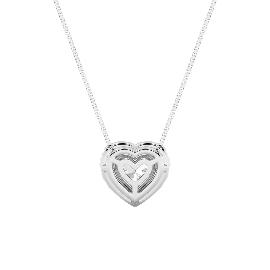 Heart Shape Pendant lab grown diamond