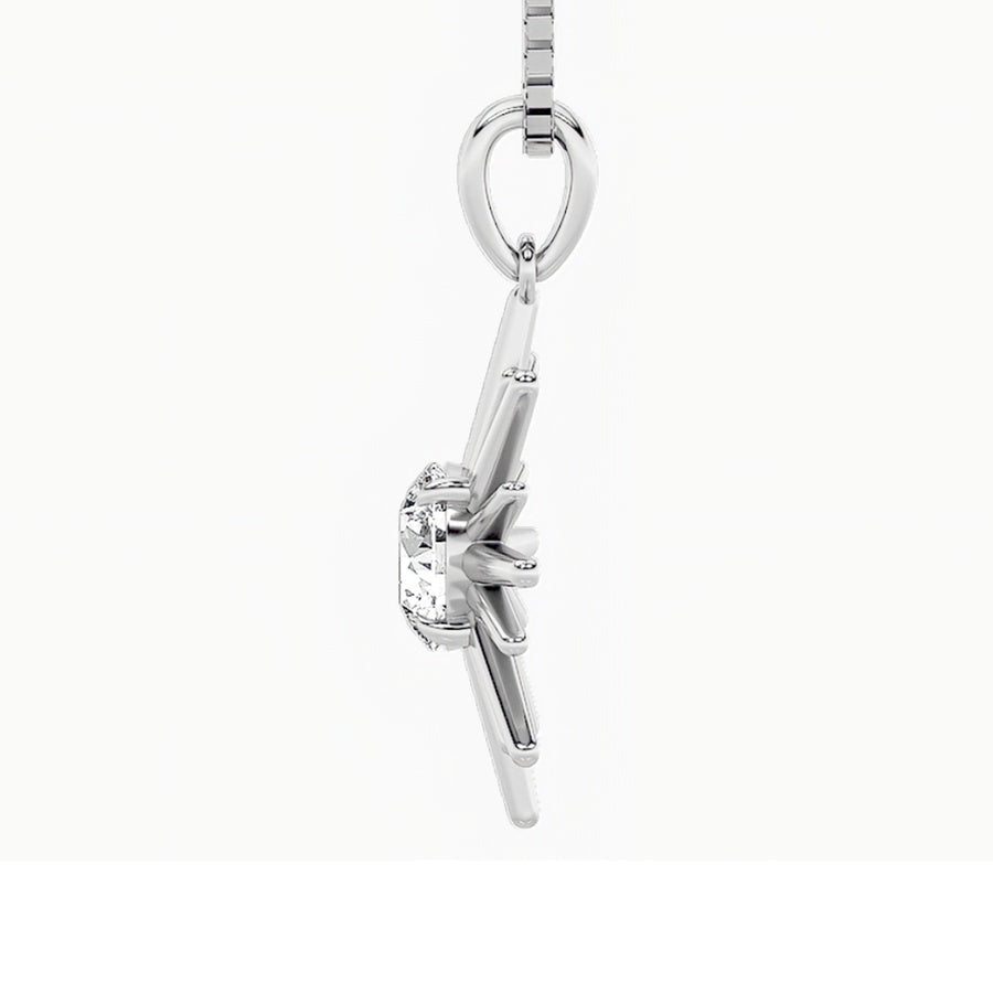 Round Shape Astralis Pendant lab grown diamond