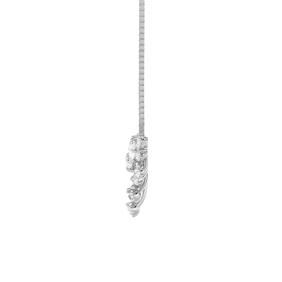 Round Shape Astralis Necklace lab grown diamond