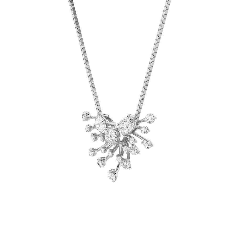 Round Shape Astralis Necklace lab grown diamond