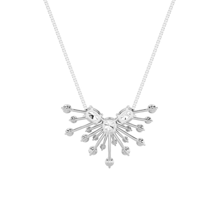 Round Shape Astralis Necklace lab grown diamond