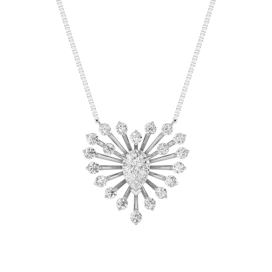 Pear Shape Astralis Necklace lab grown diamond