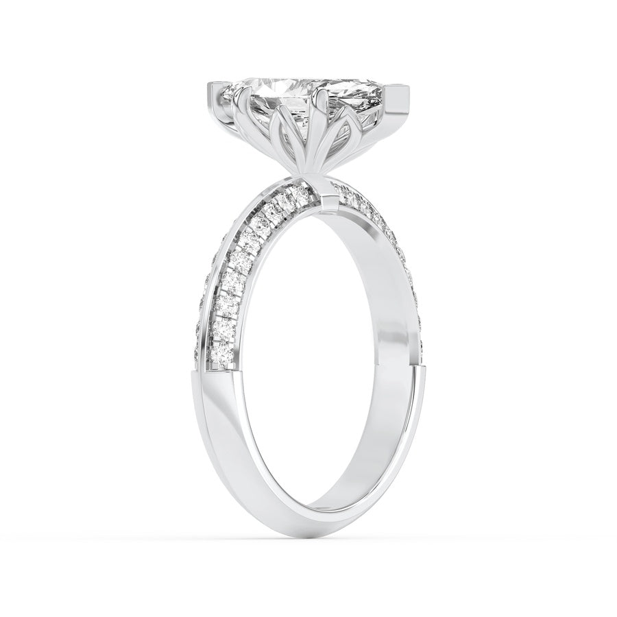 Marquise Shape Ring lab grown diamond