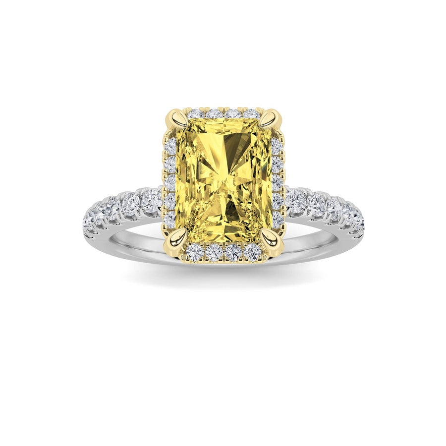 Radiant Shape Ring lab grown diamond