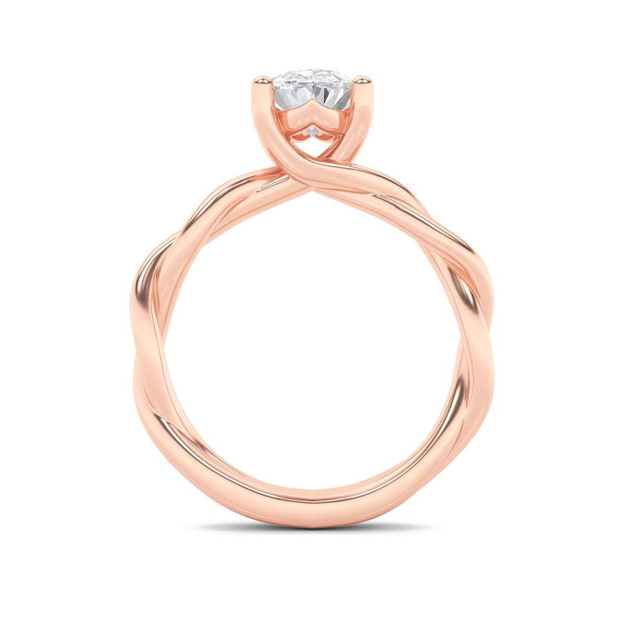 14K White Gold Ring KJ01060R.OV-1.5-21F