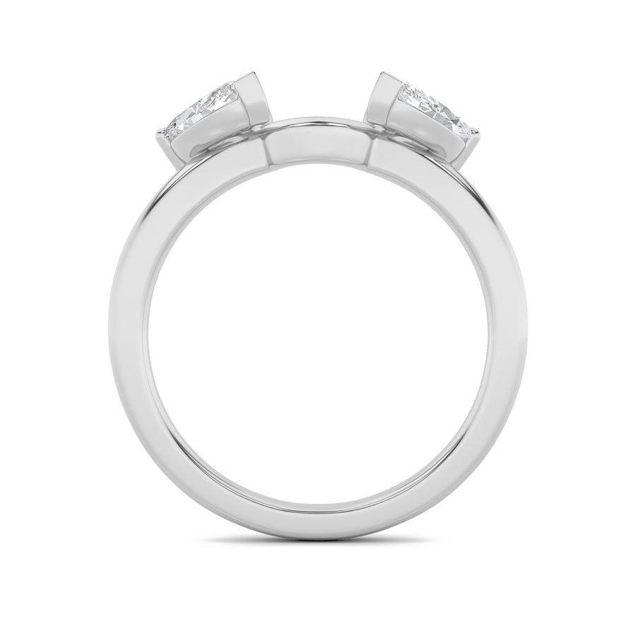 Marquise Shape Wrap Ring lab grown diamond