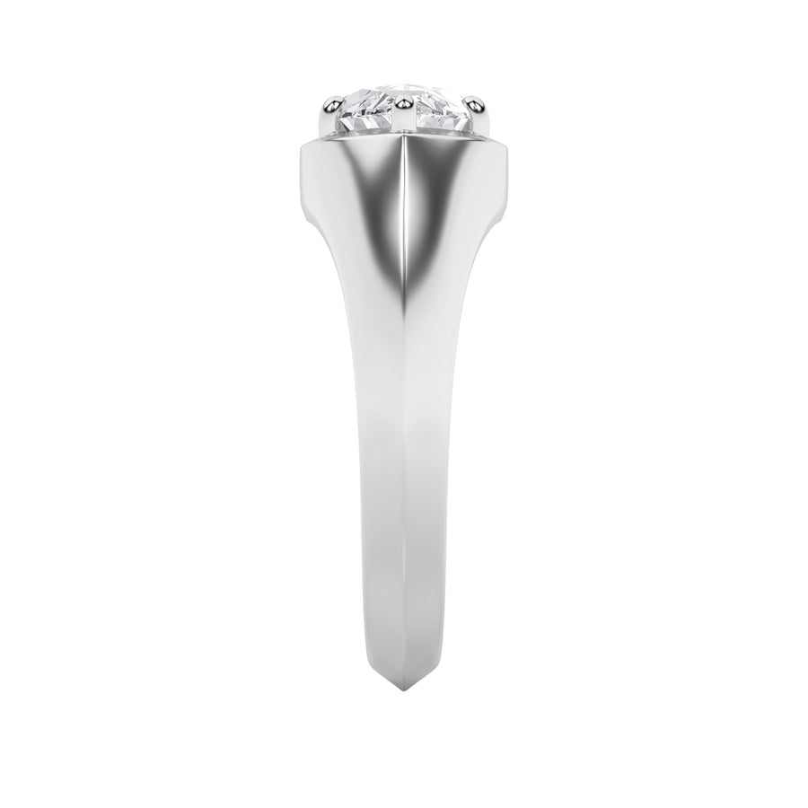 Marquise Shape East West Solitaire Ring lab grown diamond