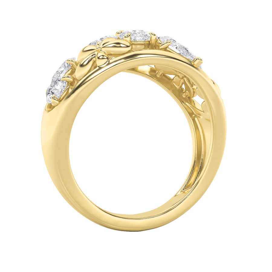Pear Shape Fashion Ring lab grown diamond