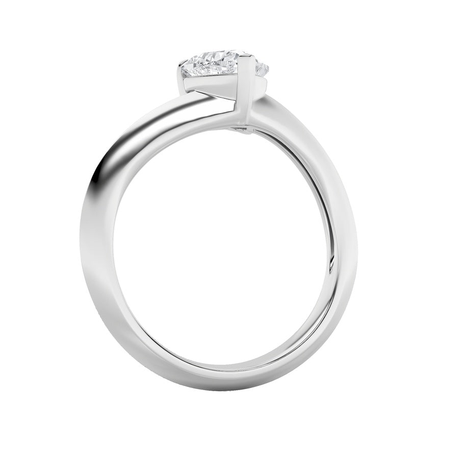 Heart Shape Ring lab grown diamond