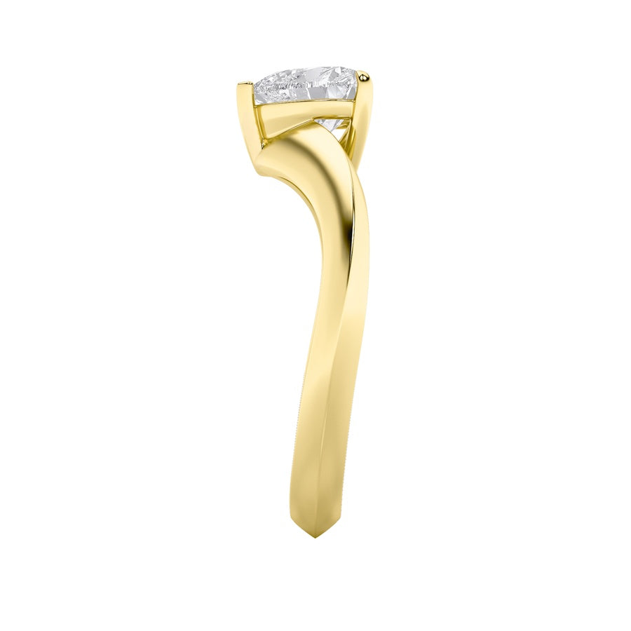 Heart Shape Ring lab grown diamond