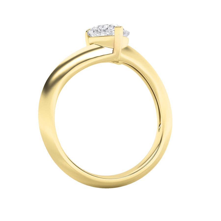 Heart Shape Ring lab grown diamond