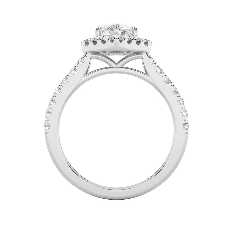 Heart Shape Ring lab grown diamond
