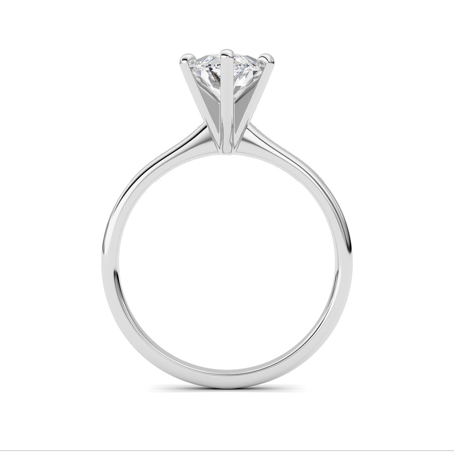 2Cttw Marquise Shaped Lab Grown Diamond Classic Solitaire Ring in 14K Gold (F/VS)