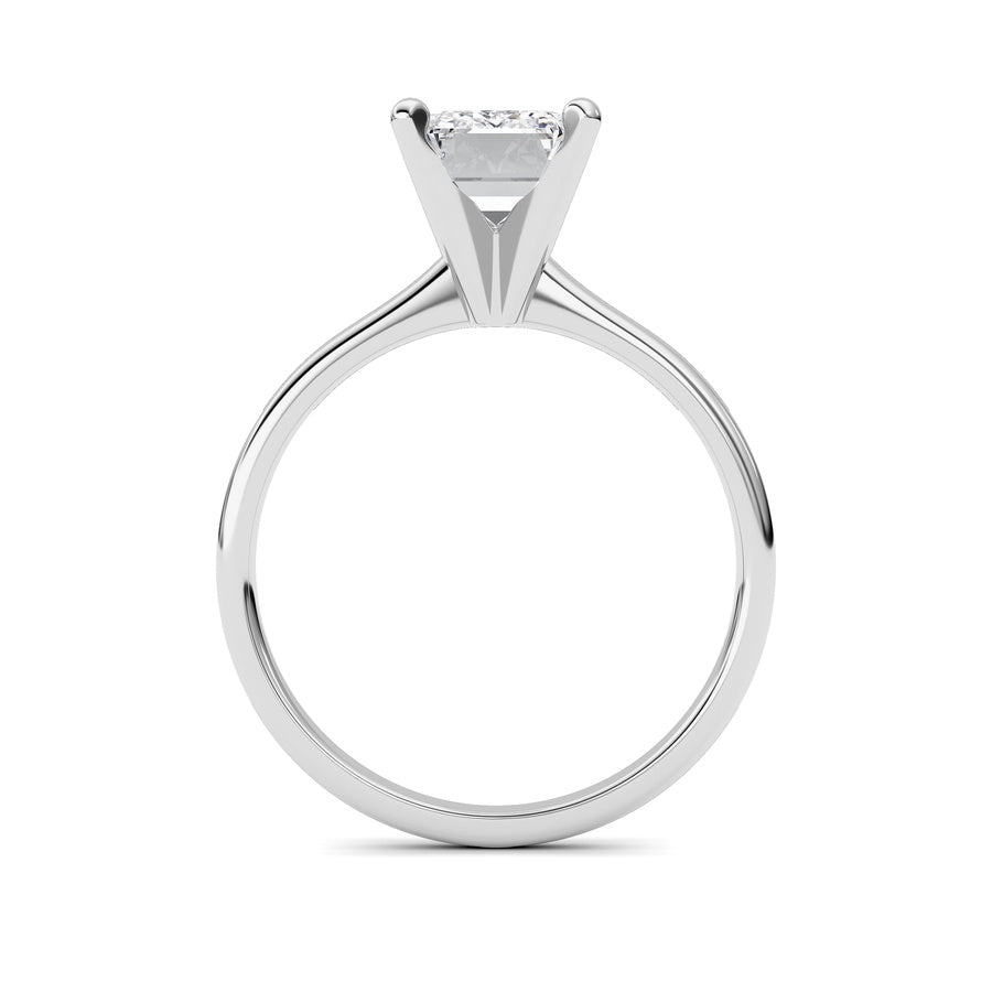Radiant Shape Lab Grown Diamond Classic Solitaire Ring lab grown diamond
