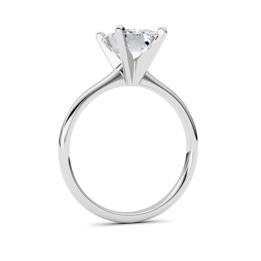 Radiant Shape Lab Grown Diamond Classic Solitaire Ring lab grown diamond