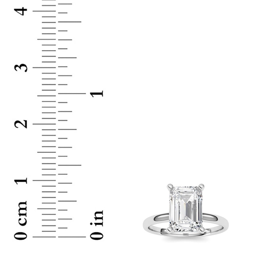 Radiant Shape Lab Grown Diamond Classic Solitaire Ring lab grown diamond