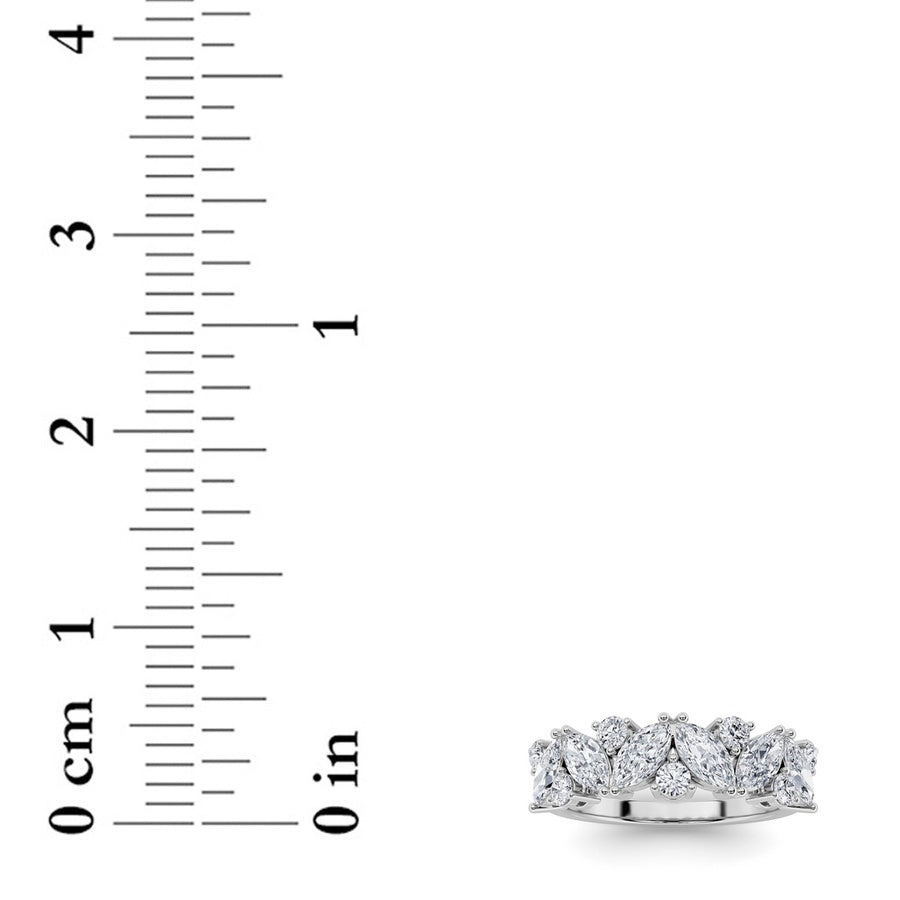 Marquise Shape Ring lab grown diamond