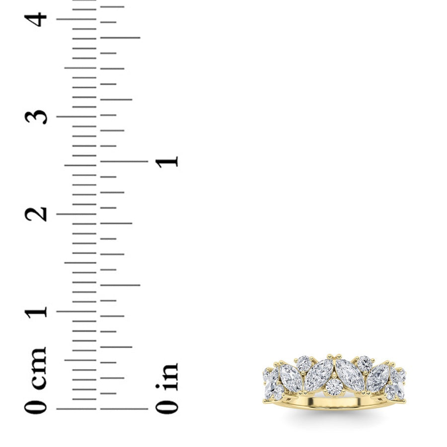 Marquise Shape Ring lab grown diamond