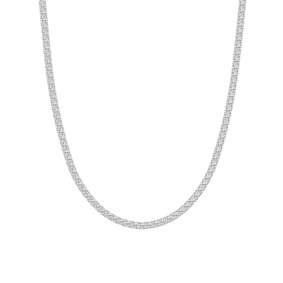 14K White Gold Necklace KJ00223N.RD-20-21F