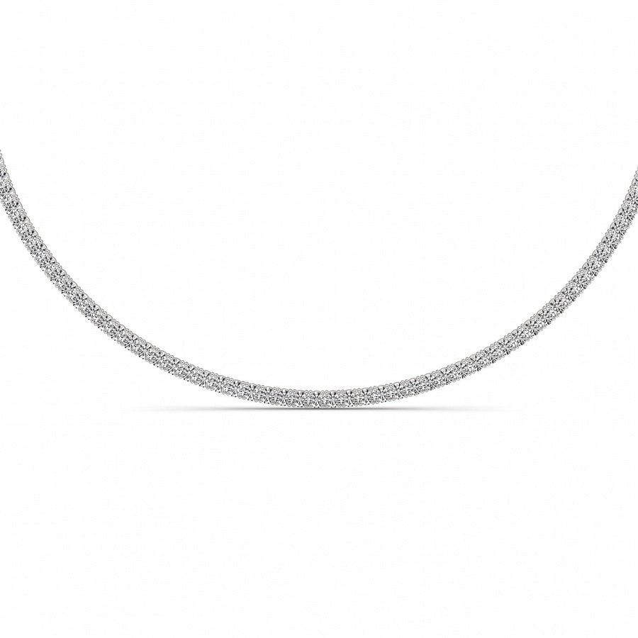 14K White Gold Necklace KJ00223N.RD-20-21F