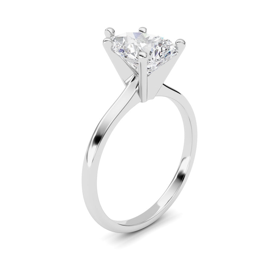 Pear Shape Lab Grown Diamond Classic Solitaire Ring lab grown diamond