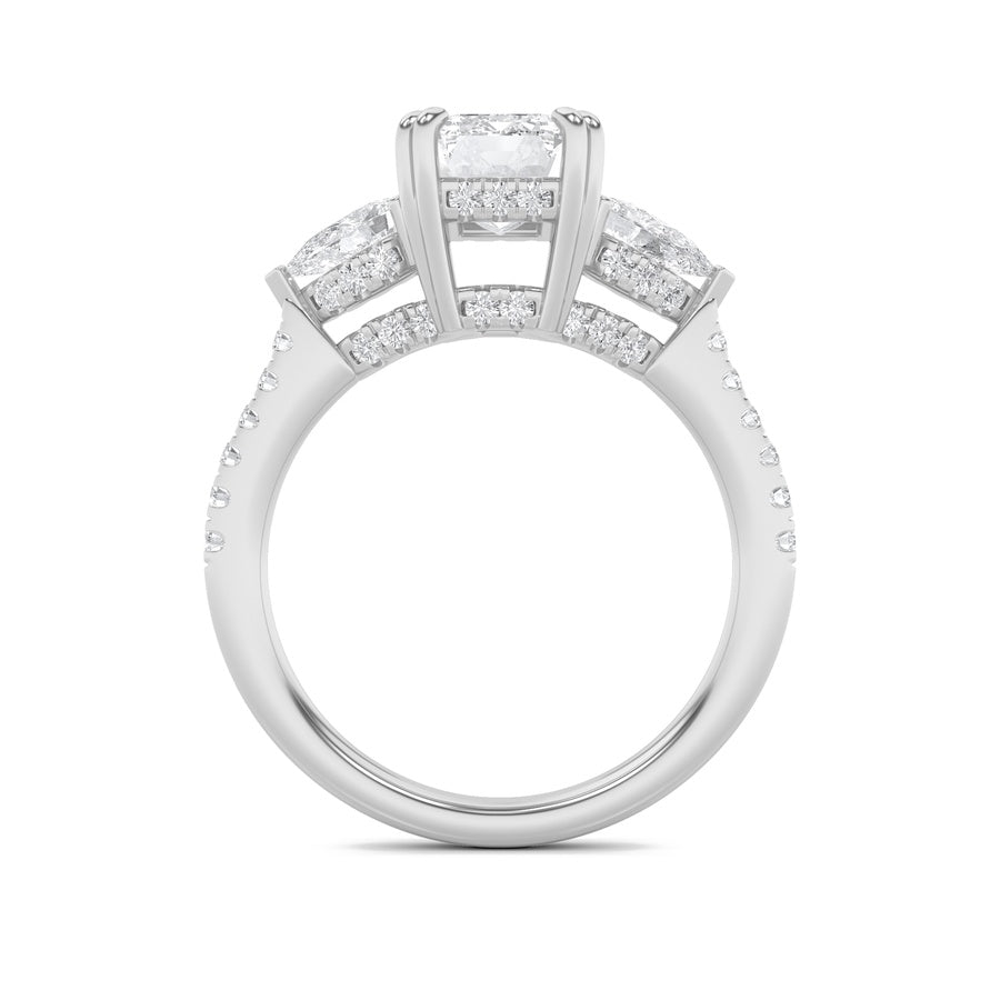 14K White Gold Ring KJ00914R.EM-3-21G