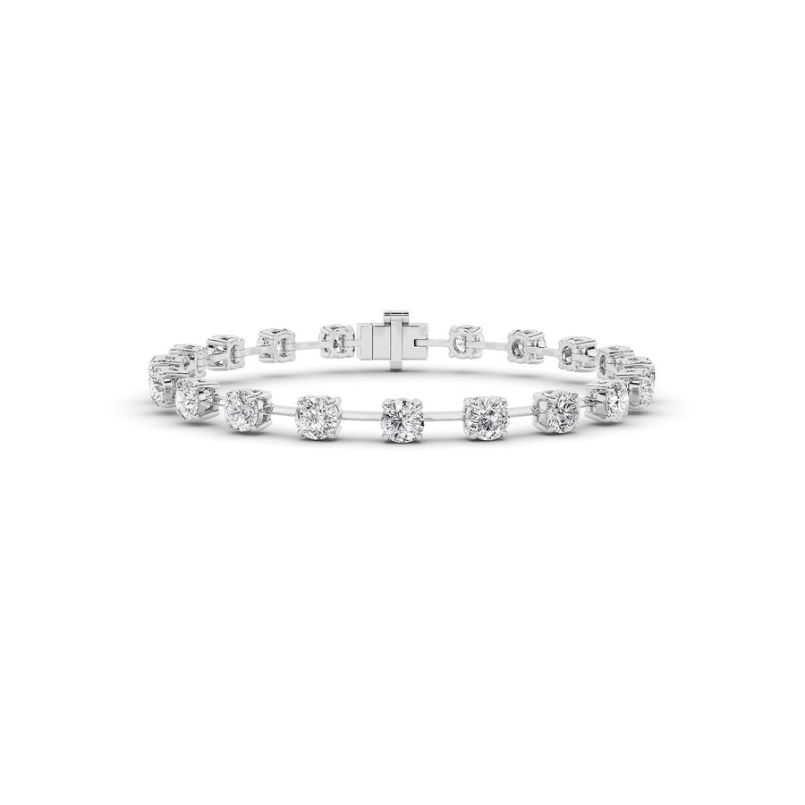 Round Shape Lab Grown Diamond Split Prong Eternity Ring lab grown diamond