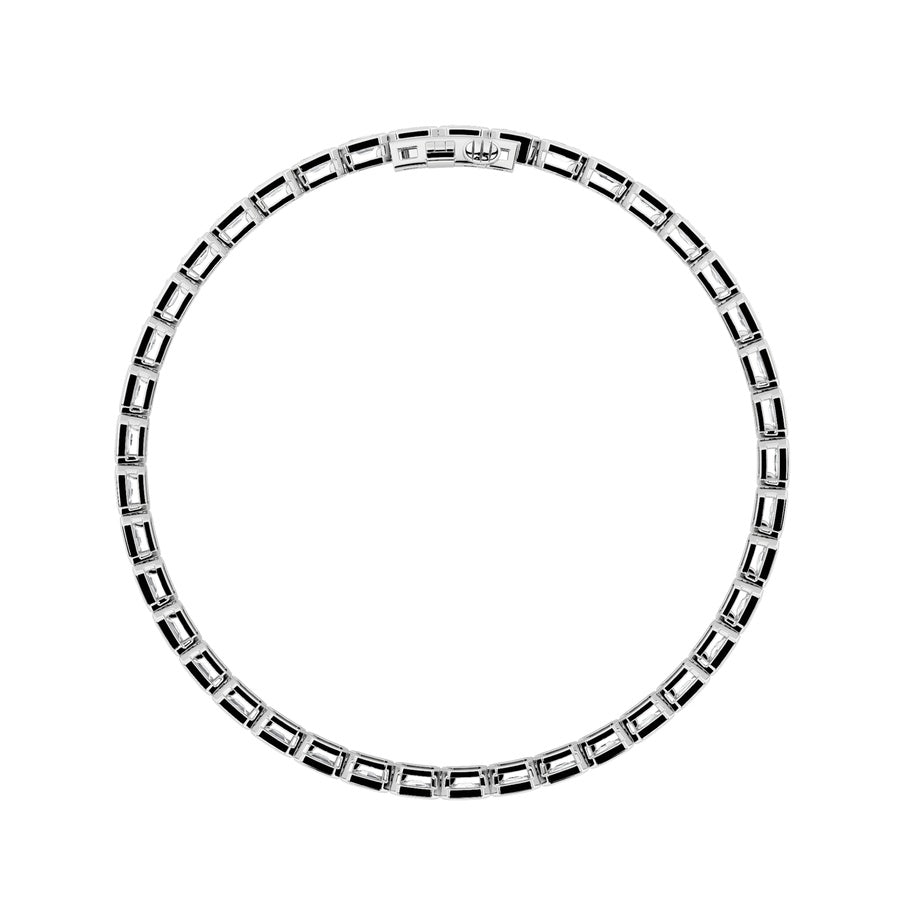 10cttw Emerald Lab Grown Diamond (F/VS ) Braceletin 14K Gold