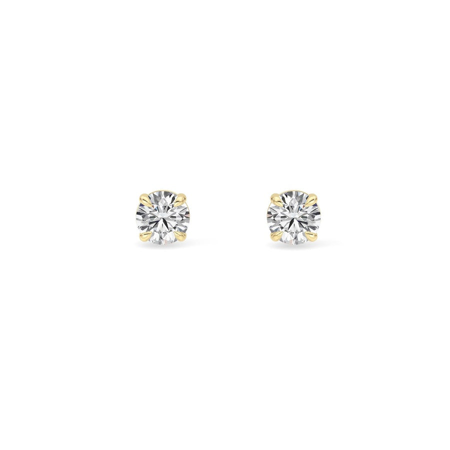 Silver, 14K White Gold Earring KJ00206E.RD-0.5-61F