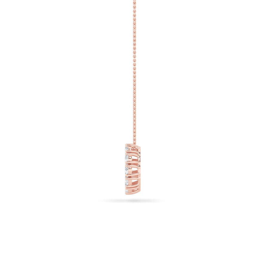 Round Shape Circle Pendant lab grown diamond