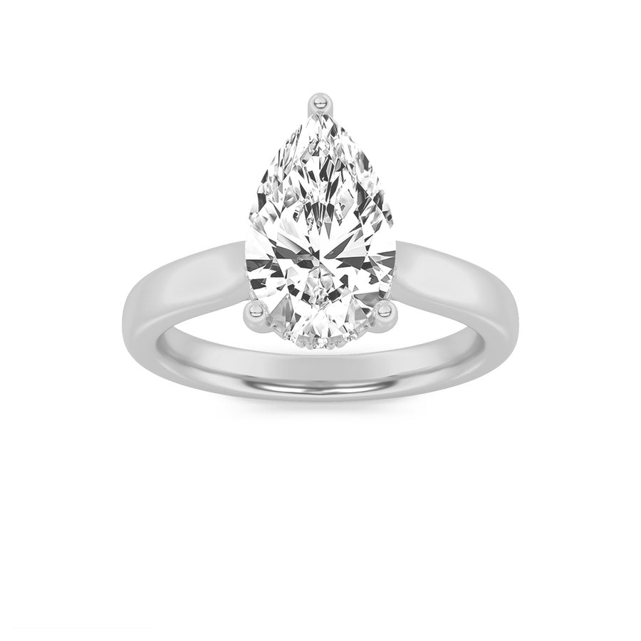 Pear Shape Ring lab grown diamond