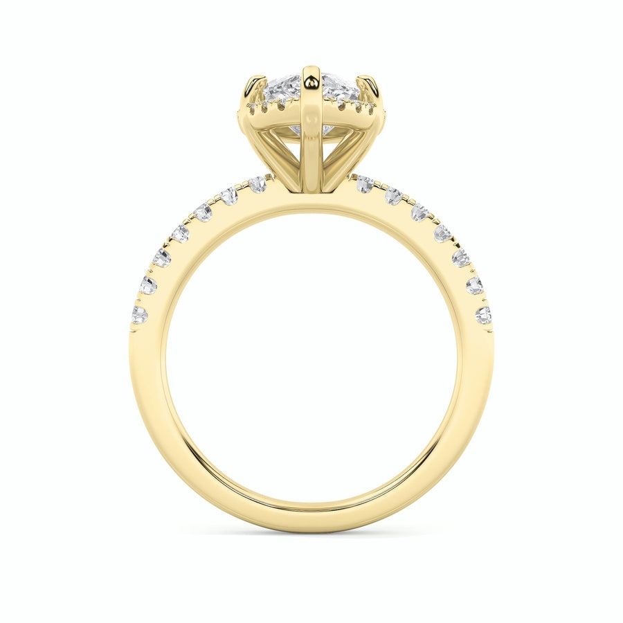 Marquise Shape Ring lab grown diamond