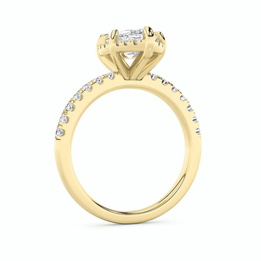 Marquise Shape Ring lab grown diamond