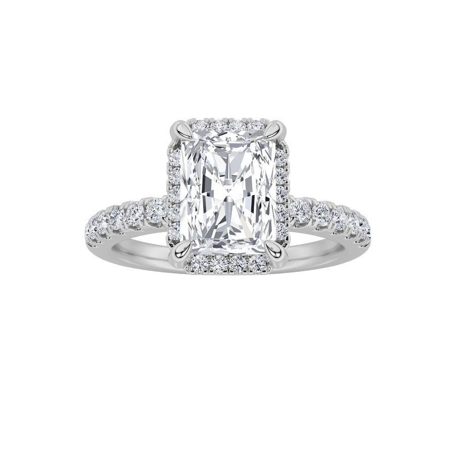 Radiant Shape Ring lab grown diamond