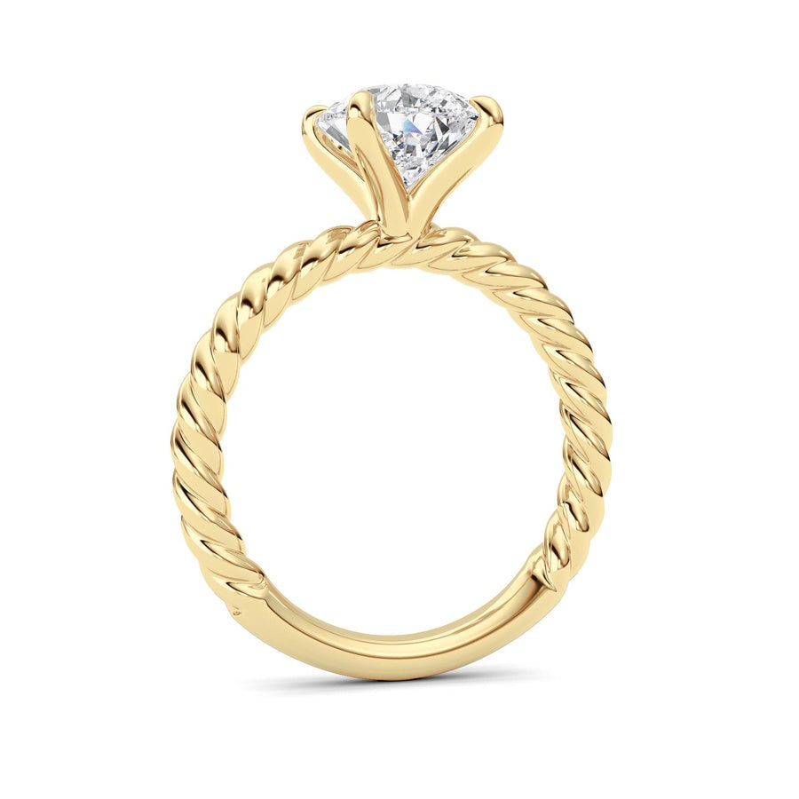 Pear Lab Grown Diamond (F/VS ) Ring in 14K Gold