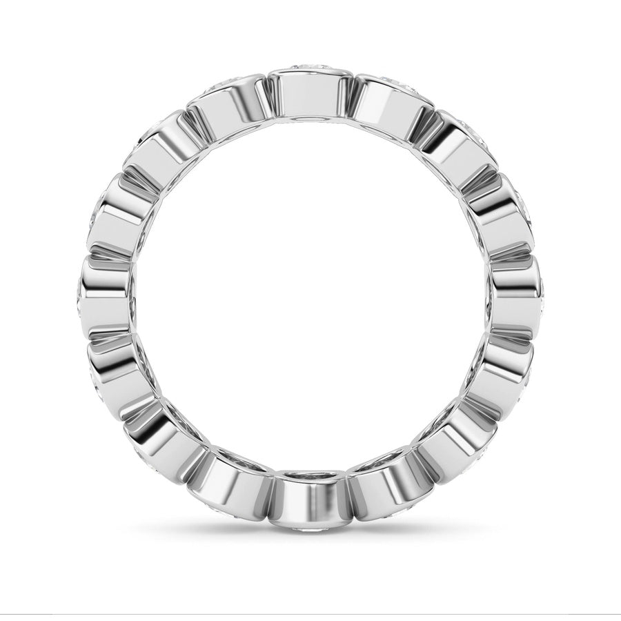 Round Shape Eternity Band Ring lab grown diamond