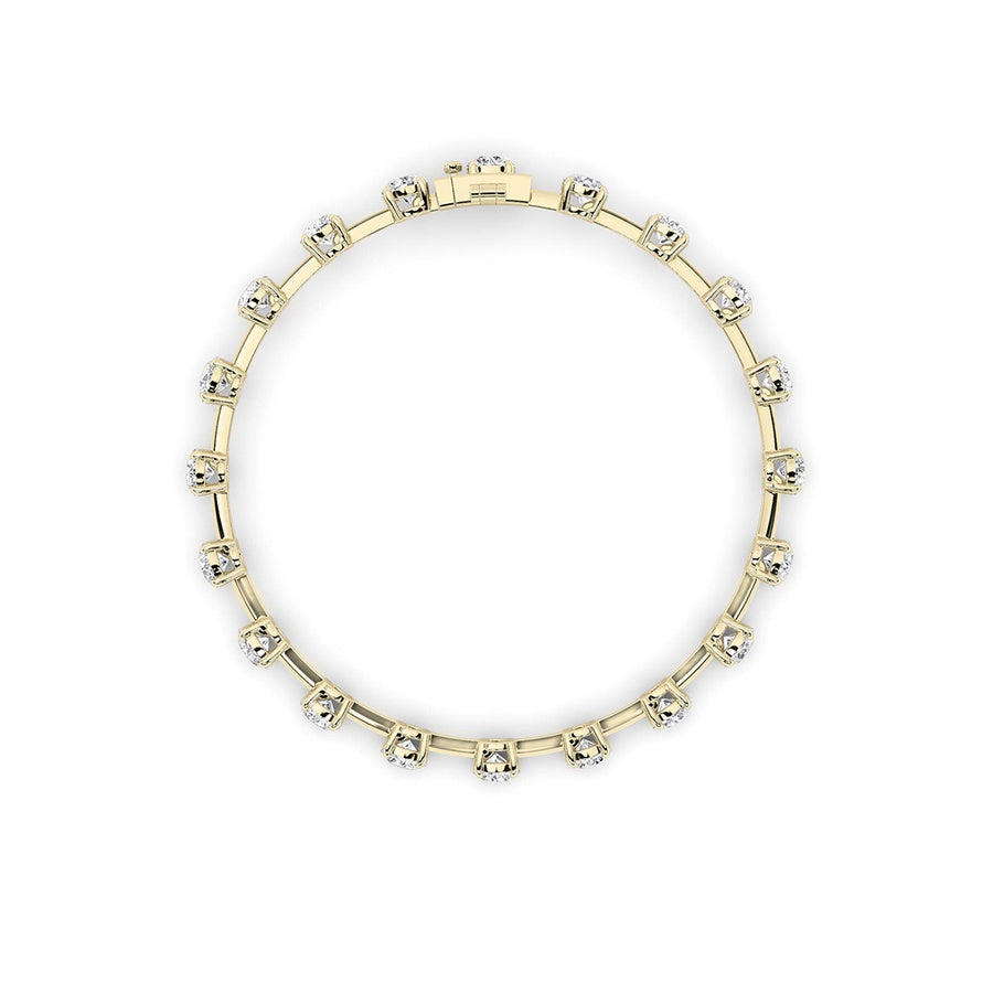 Round Shape Lab Grown Diamond Split Prong Eternity Ring lab grown diamond