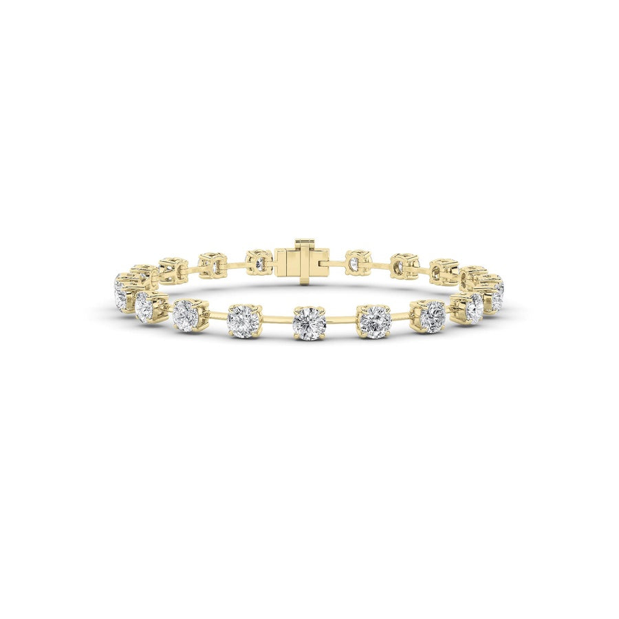 Round Shape Lab Grown Diamond Split Prong Eternity Ring lab grown diamond