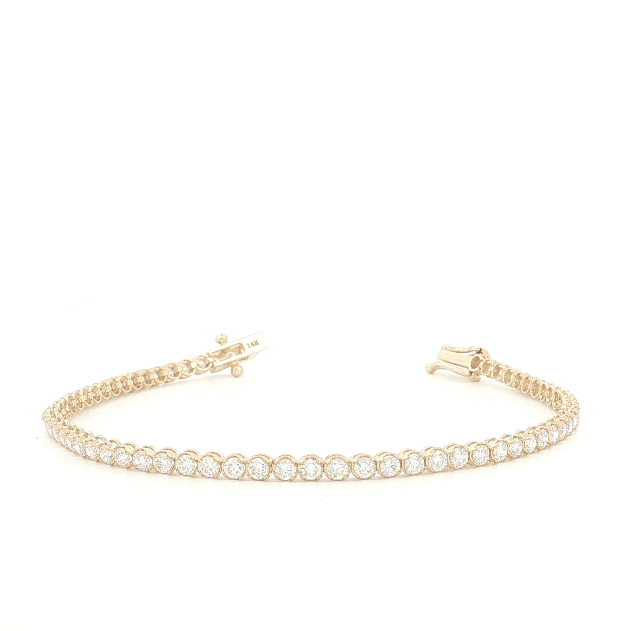 Crown Set Tennis Bracelet