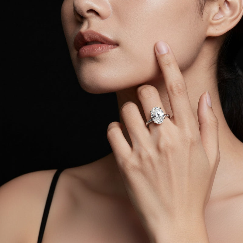 Model wearing ring