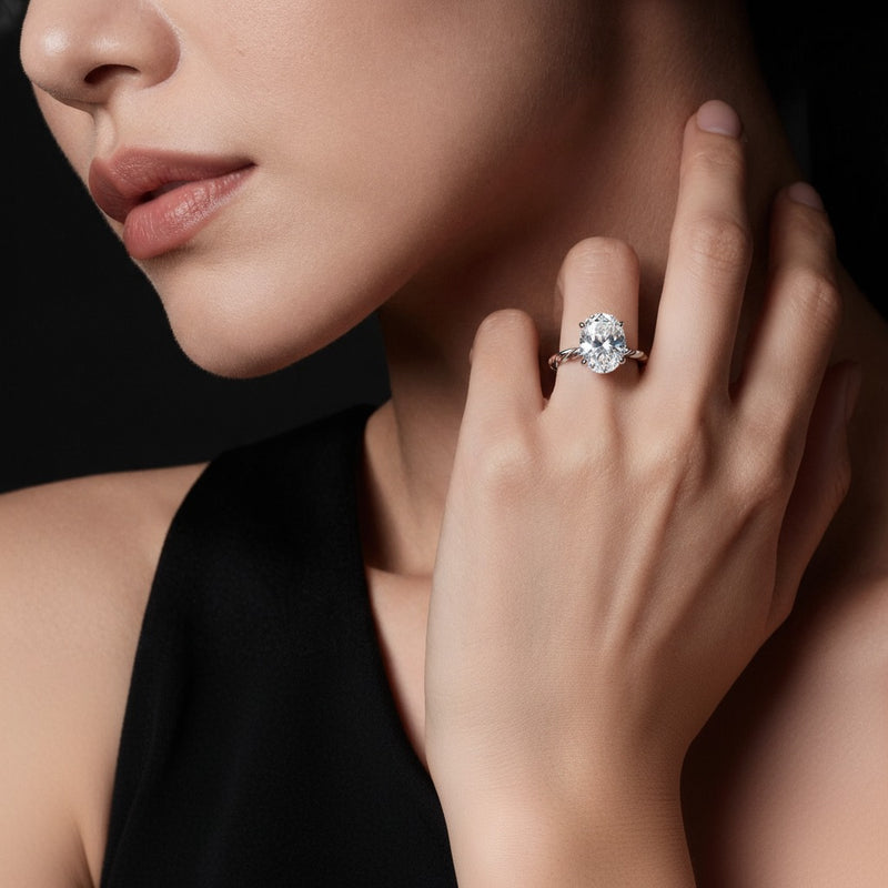 Model wearing ring