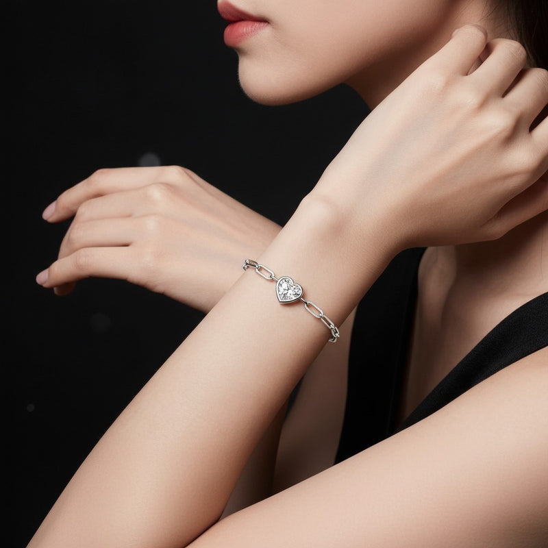 Model wearing bracelet