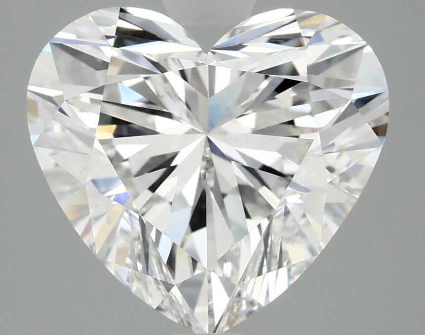 OROLEV Lab Grown Diamond Heart 4.08 Carats - Certification No.708572760