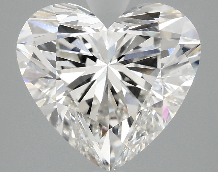 OROLEV Lab Grown Diamond Heart 4.09 Carats - Certification No.702520769