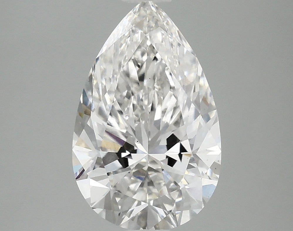 OROLEV Lab Grown Diamond Pear 2.59 Carats - Certification No.772645411